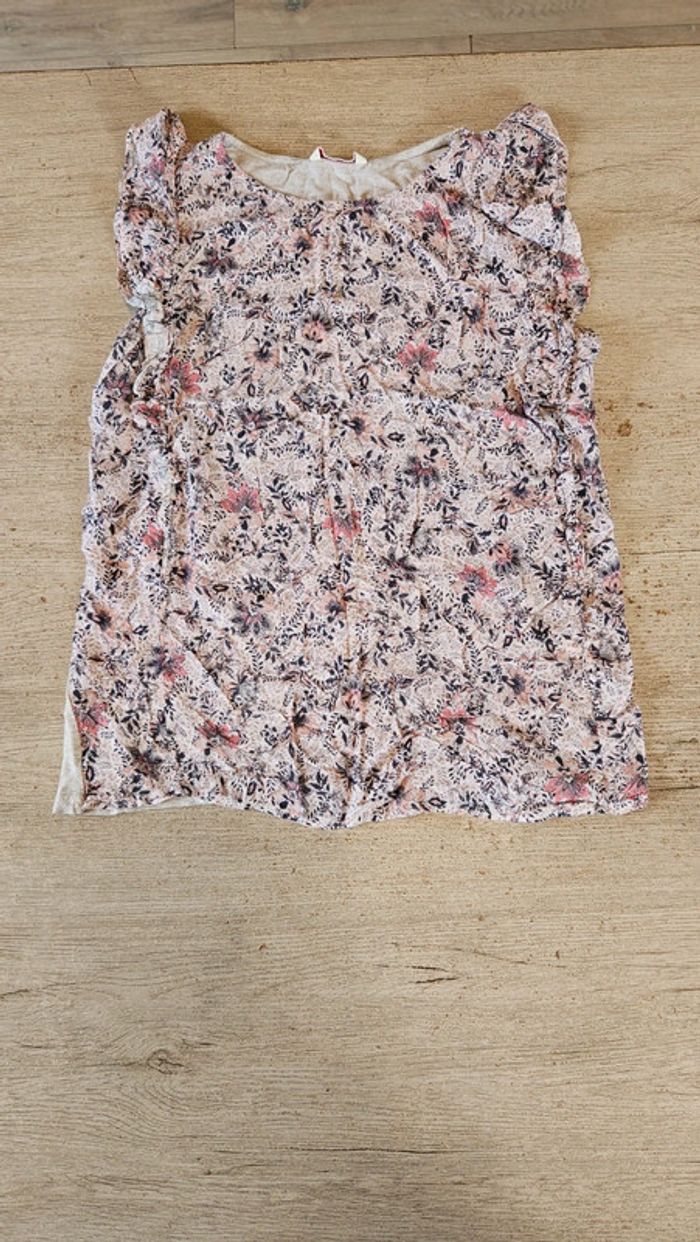 Blouse sans manches avec léger froufrou aux épaules, Camaïeu, taille M