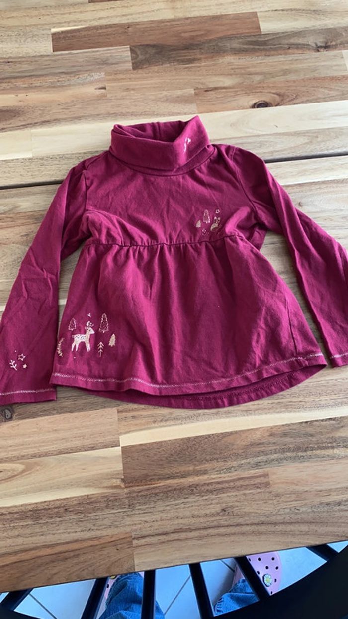 Sous pull lie de vin