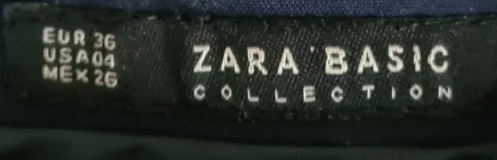 Pantalon bleu marine Zara Taille 36 - photo numéro 4