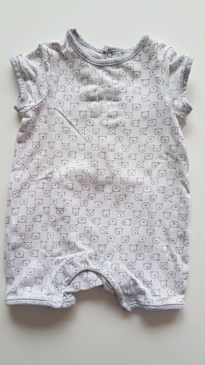Lot de 2 combishorts Orchestra 3 mois - photo numéro 4