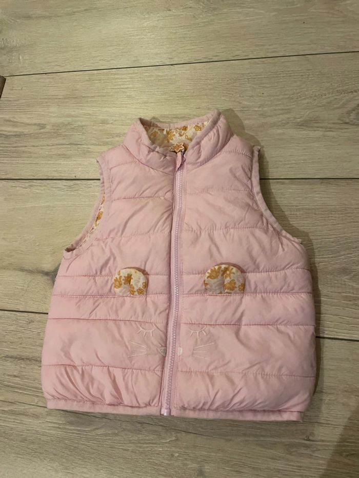 Doudoune sans manche 12 mois