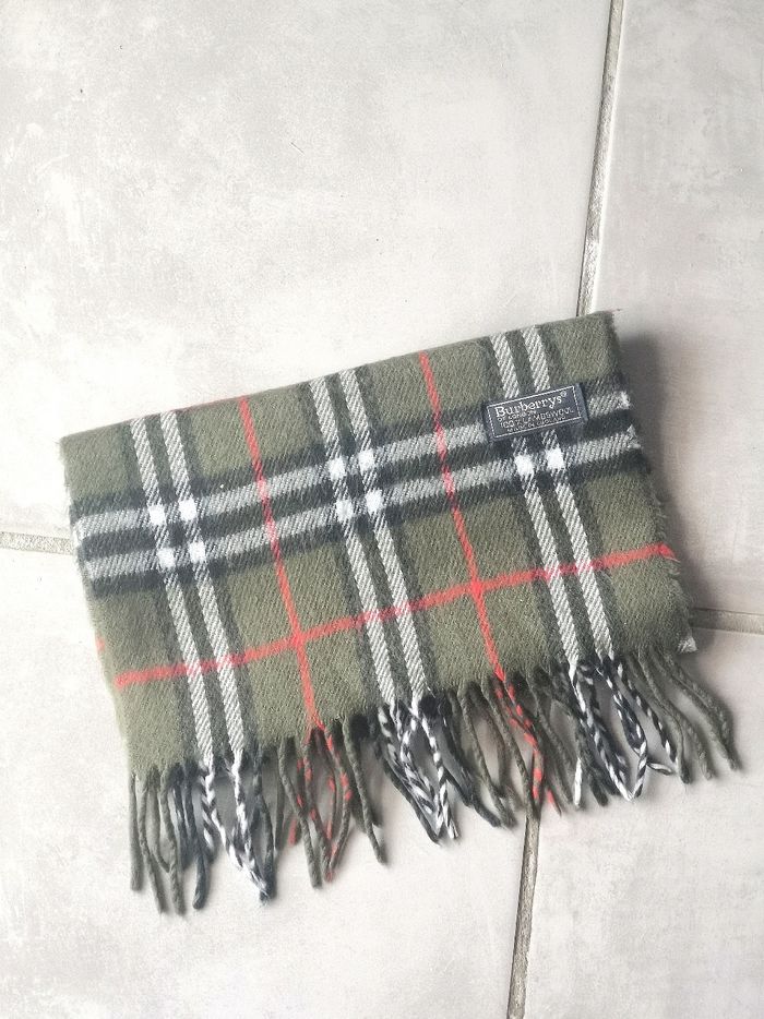 Écharpe Burberry verte