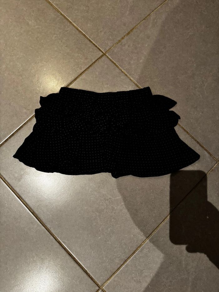 Jupe à étoiles - Ikks - Noeud - Noir & gris - 6 ans - photo numéro 3