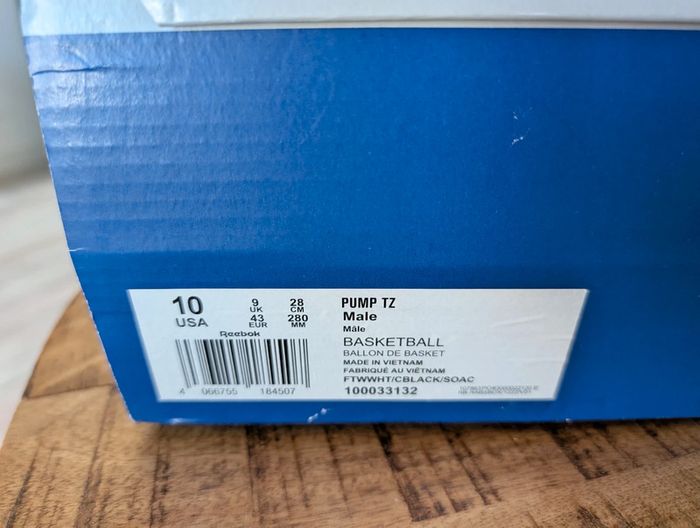 Reebok Pump Tz Acid taille 43 neuf avec étiquettes - photo numéro 7