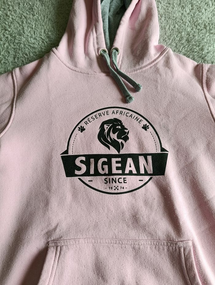 Sweat à capuche rose Sigean – Taille S - photo numéro 3