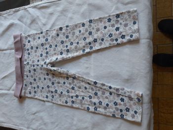 Legging motifs fleurs