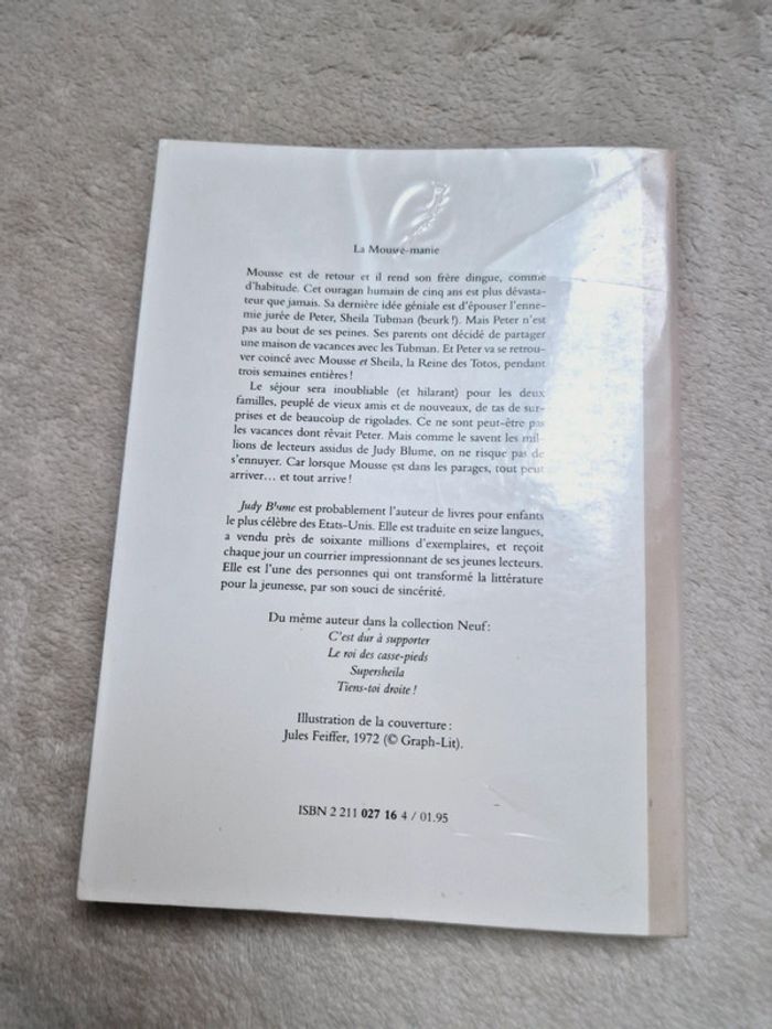 Livre la mousse manie - maximax l'école des loisirs - photo numéro 2