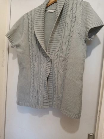 Gilet gris T XL