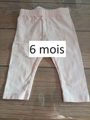 Lot n° 154 Legging Rose Gémo 6 mois