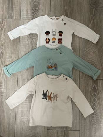 Lot de 3 hauts manches longues KIABI