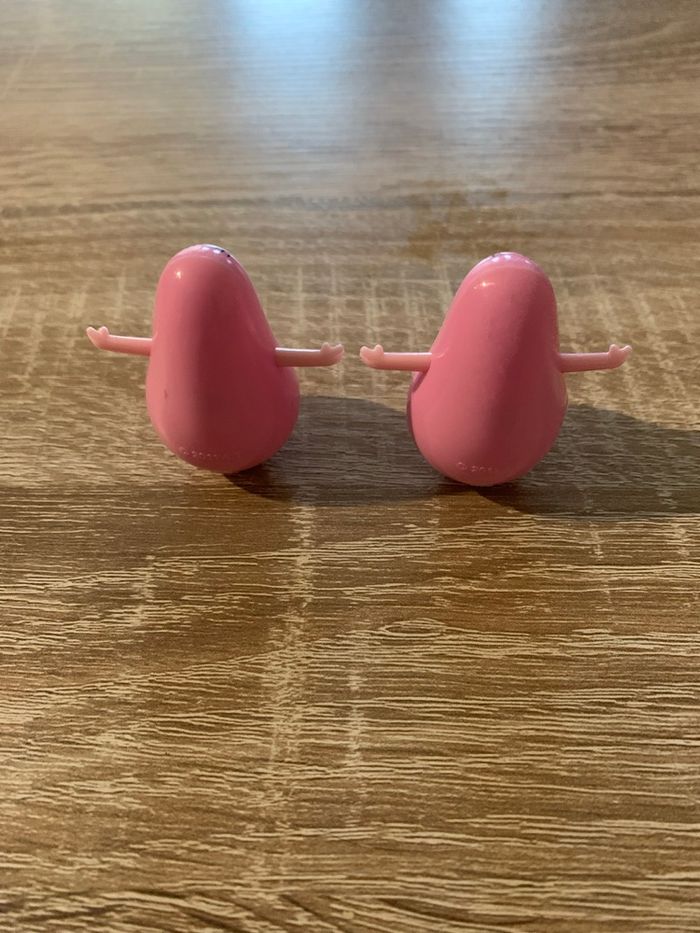 2 petits culbuto Barbapapa kinder - photo numéro 2