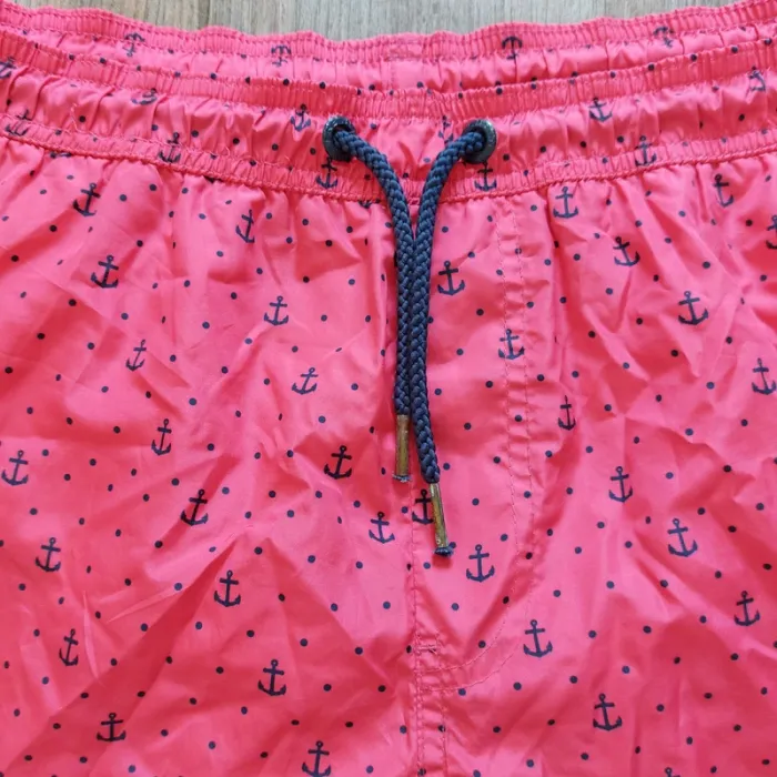 Short de bain Fresh taille XXL rose avec ancre marine - photo numéro 2
