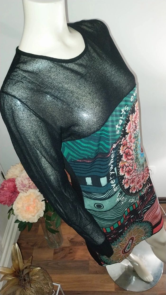 Robe midi Desigual excellent état porté 1 fois Taille 40 - photo numéro 4