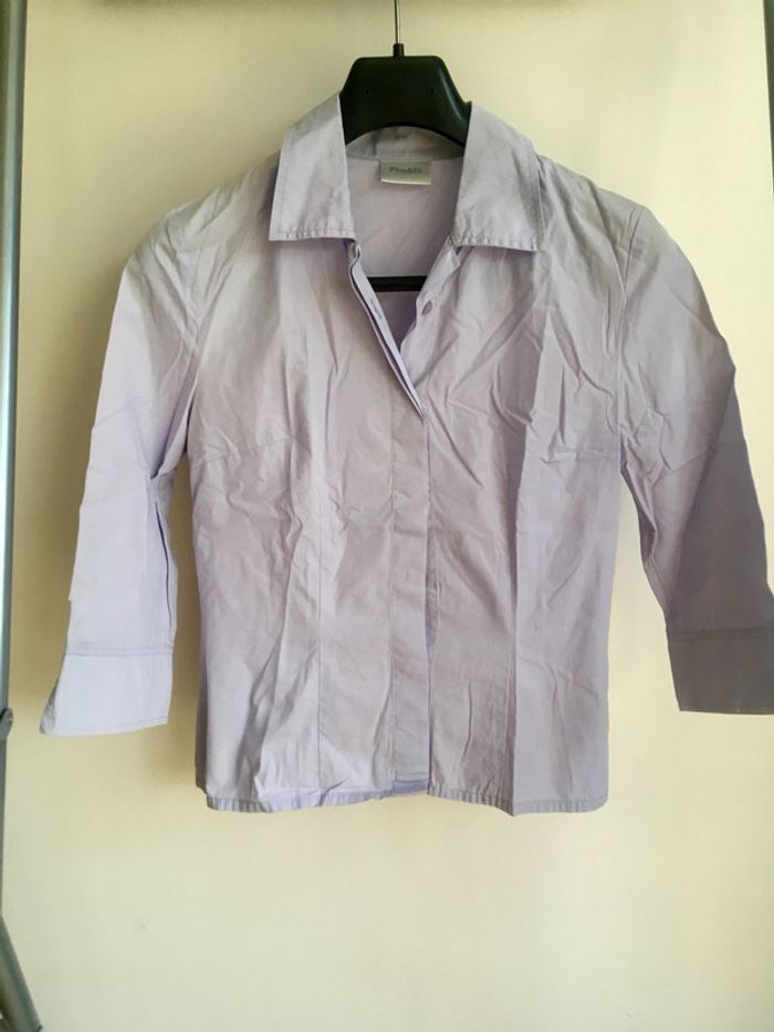 Chemisier lila clair