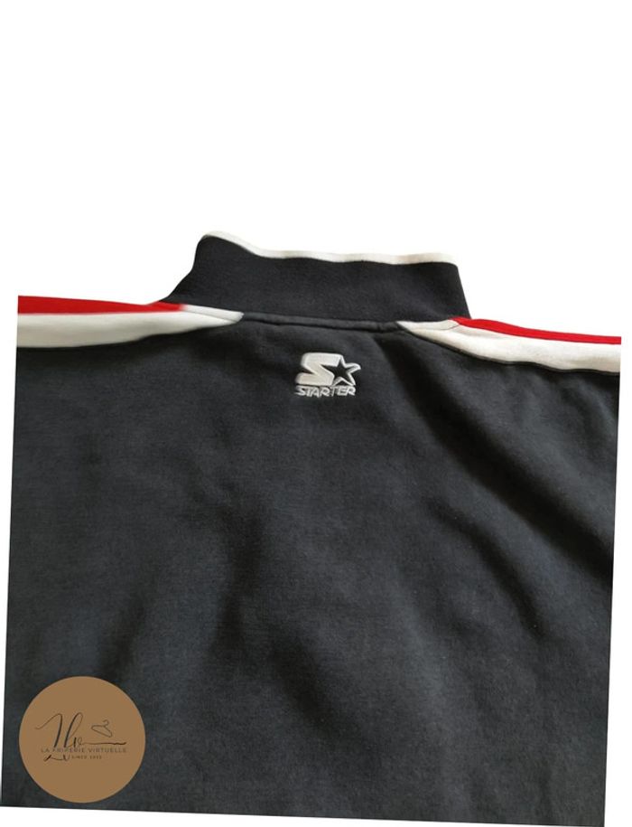 Sweat quart de zip Starter Chicago bulls avec logo bulls et NBA brodé - photo numéro 9
