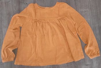 Blouse fille moutarde 8 ans