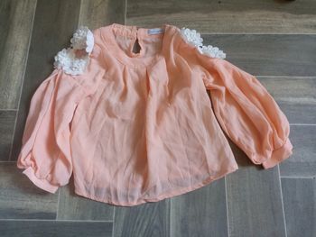 tunique rose clair chicaprie 6 ans