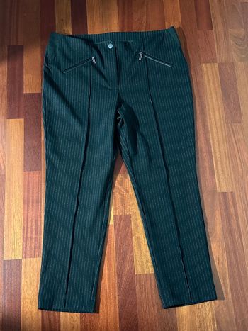 C&A - Pantalon noir et blanc rayé