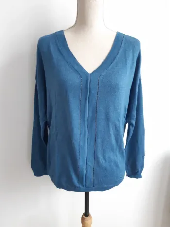 Pull bleu Camaïeu