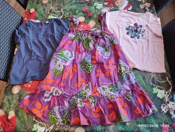 Lot vêtements fille 110/116