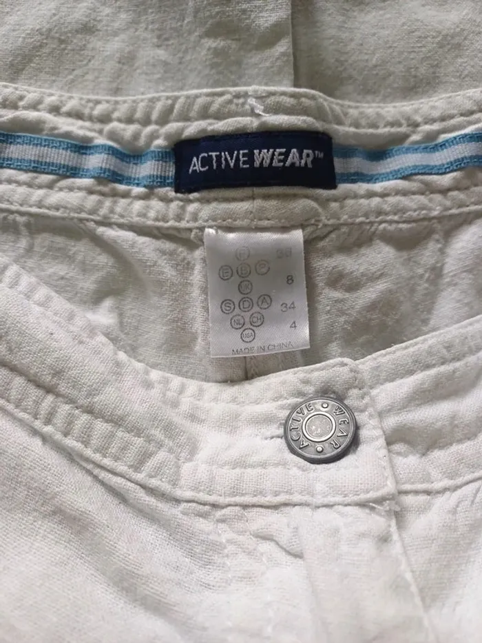 Pantalon en lin taille 36 Active wear - photo numéro 3