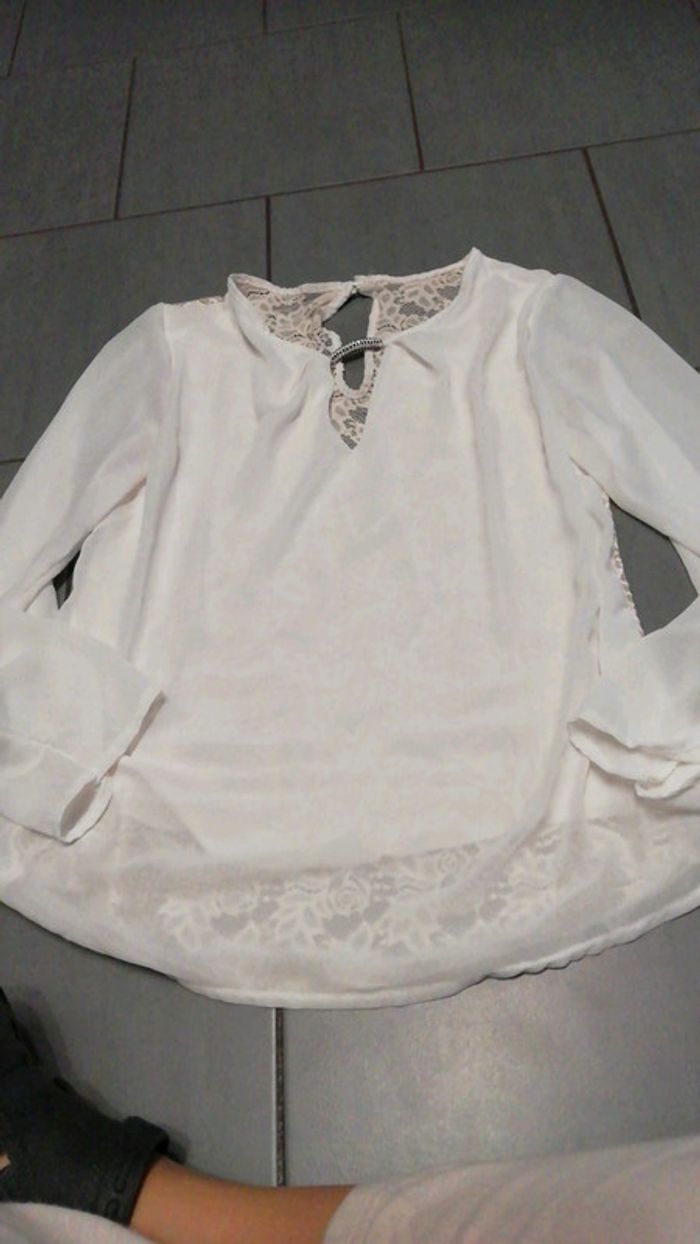 Haut léger crème taille m