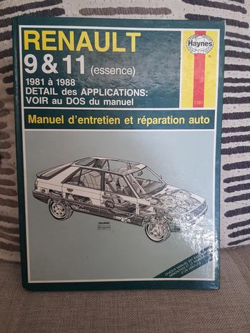 Manuel d'entretien et réparation auto Renault 9 et 11 Haynes