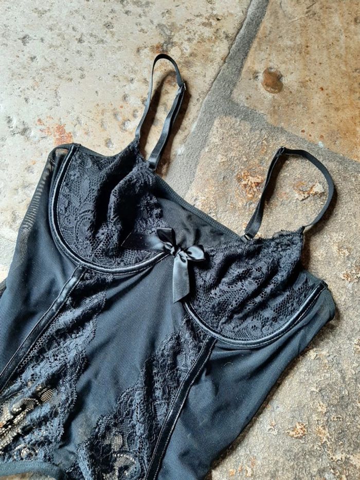 Bustier sexy noir M - photo numéro 3