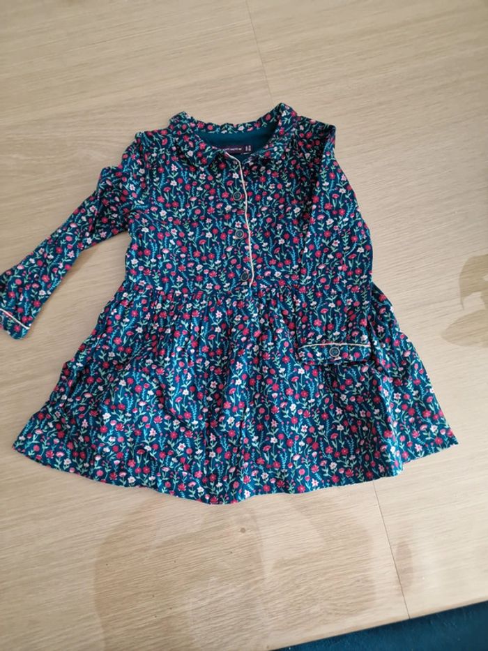 Robe sergent major bleu canard