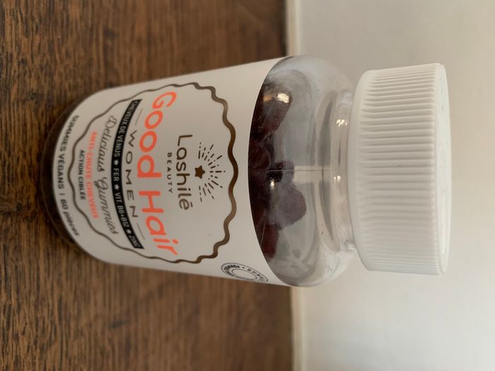 Lashilé Beauty Good Hair femme : 2 flacons de 60 gummies vegans - photo numéro 2