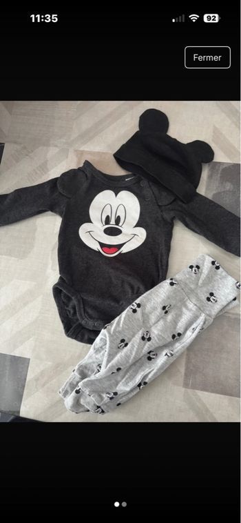 Ensemble naissance Mickey