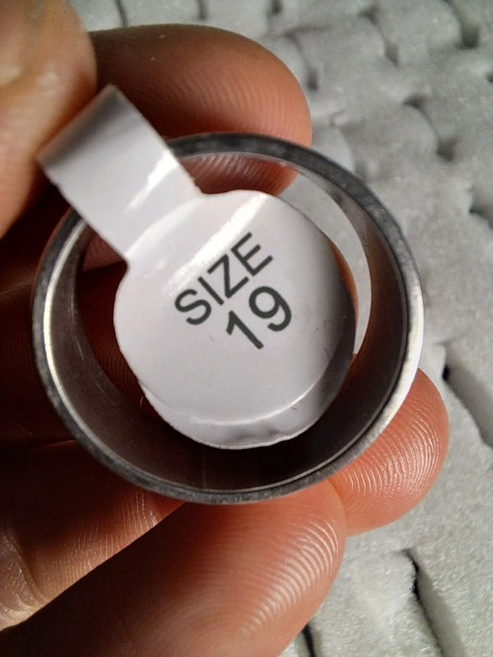 Bague acier inoxydable motifs - photo numéro 4