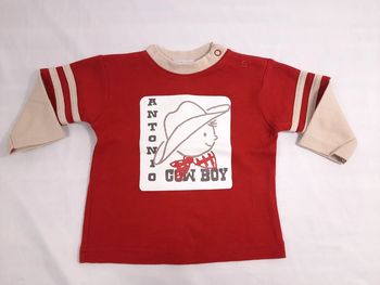 Tee shirt manches longues, 3 mois, in extenso