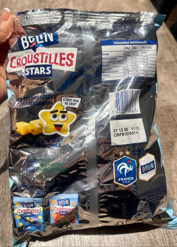 Lot de 5 paquets « Belin Croustille Stars » - photo numéro 2