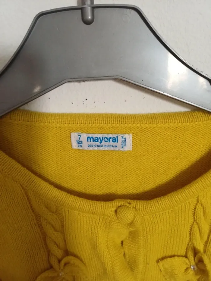Gilet jaune fille 7 ans - photo numéro 3