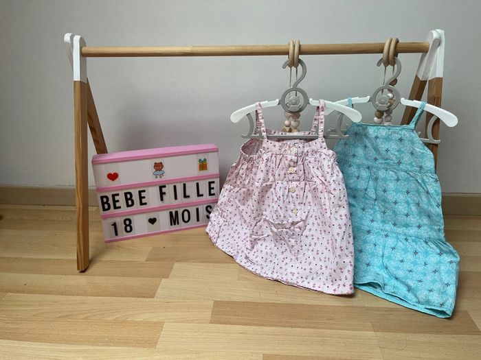 Lot de deux robes à bretelles fines