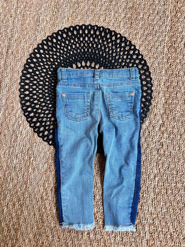 Jean bi ton effiloché - photo numéro 2