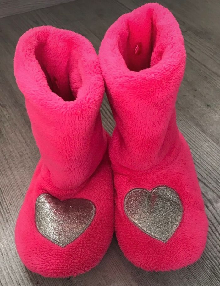 Chaussons bottines rose 29
