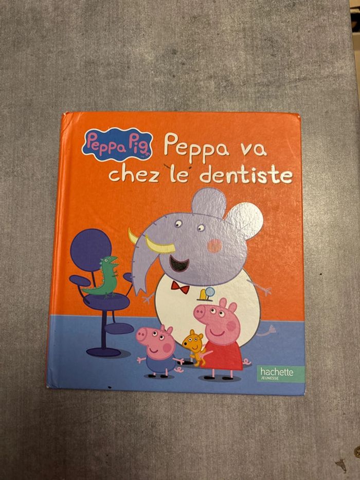Livre Peppa Pig, Peppa va chez le dentiste