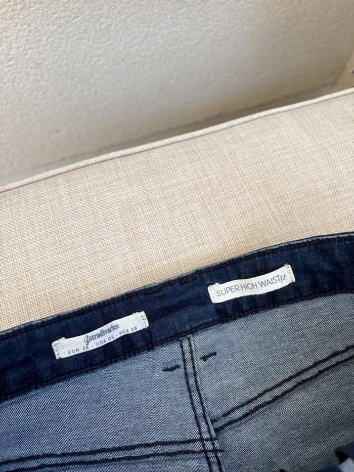 Jean bleu skinny stradivarius taille 38 - photo numéro 6