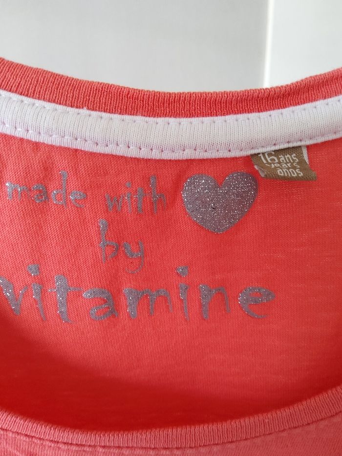 Tee Shirt fille 16 ans Vitamine - photo numéro 3