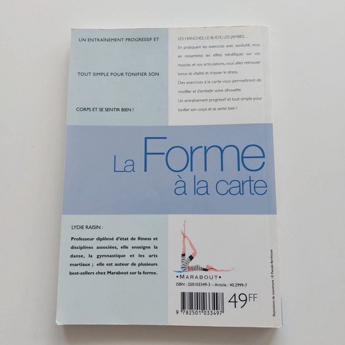 Livre - La forme à la carte - photo numéro 2