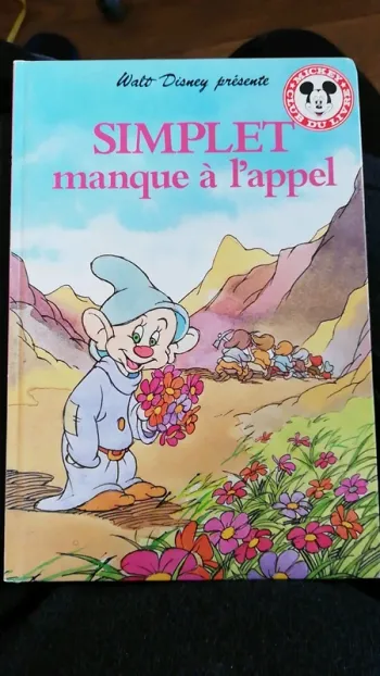 Livre disney simplet manque à l appel