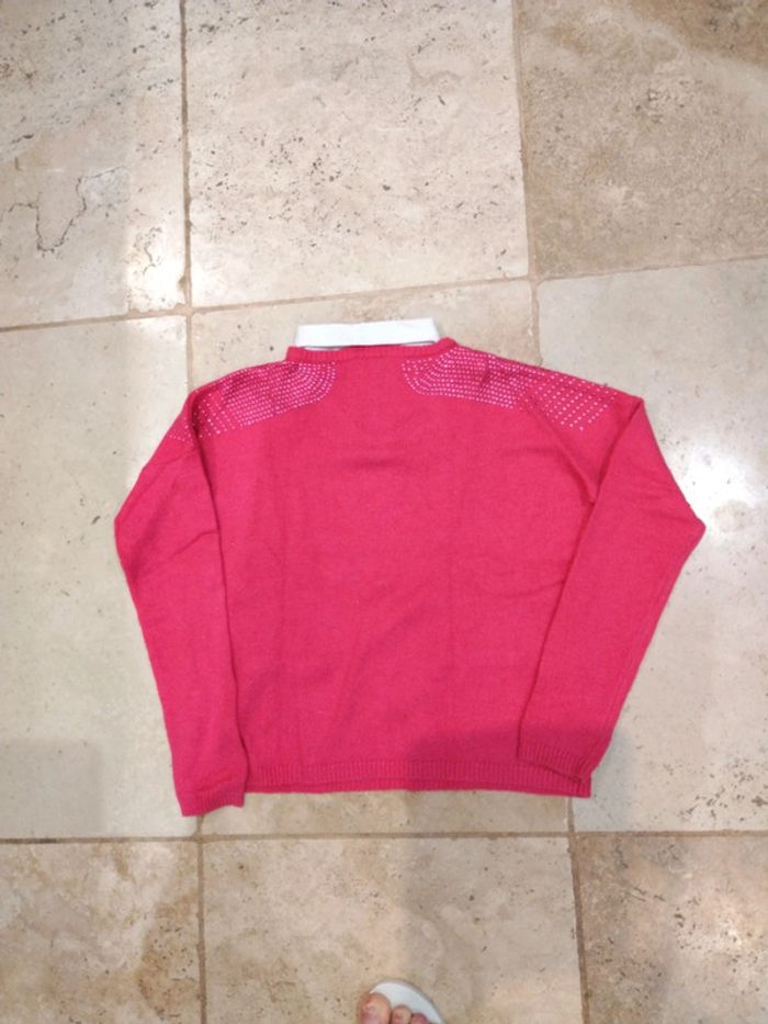 Pull avec chemise intégrée en 12 ans - photo numéro 2