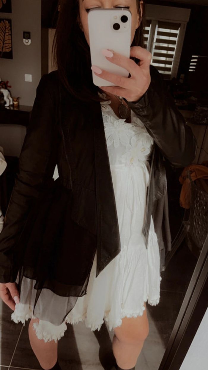 Veste bi matière - photo numéro 2