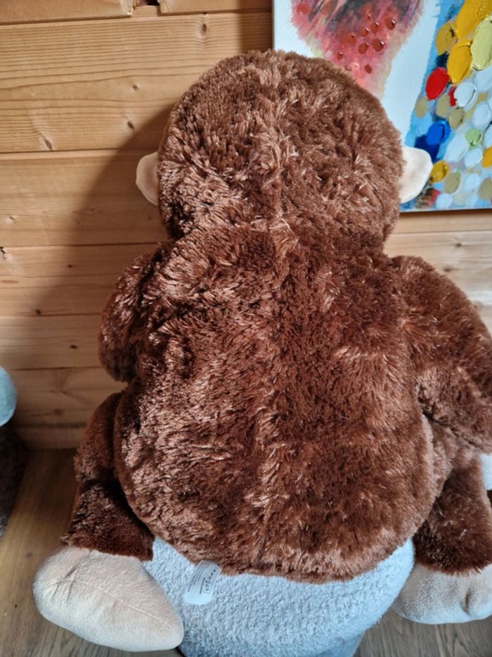 Grande peluche singe toute douce - photo numéro 2