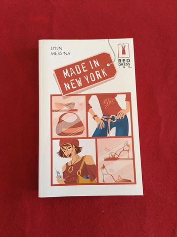 Made in New York " Lynn Messina " Red Dress ink