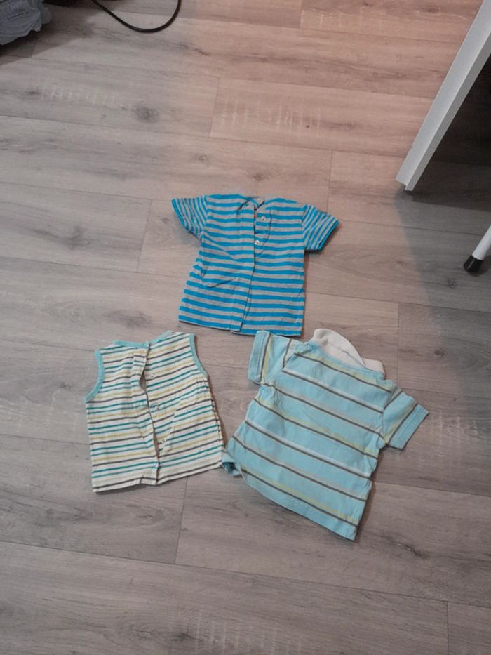 Lot de 3 tee shirts 6 mois - photo numéro 2