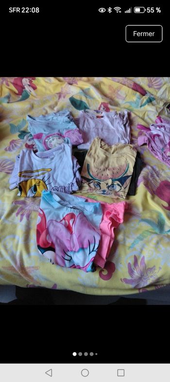 Lot vêtements fille 6 ans 
