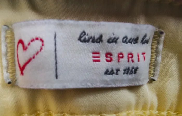 Pantacourt Esprit jaune 36 - photo numéro 2